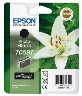 T0591 Photo black till Epson R2400