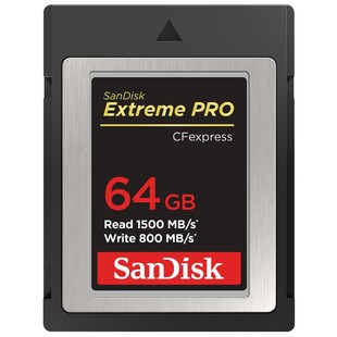 CFexpress Extreme Pro 64GB R1500/W800 Typ B