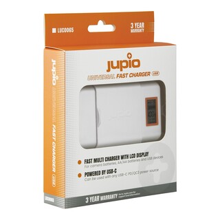 Universalladdare med LED-display - USB-C