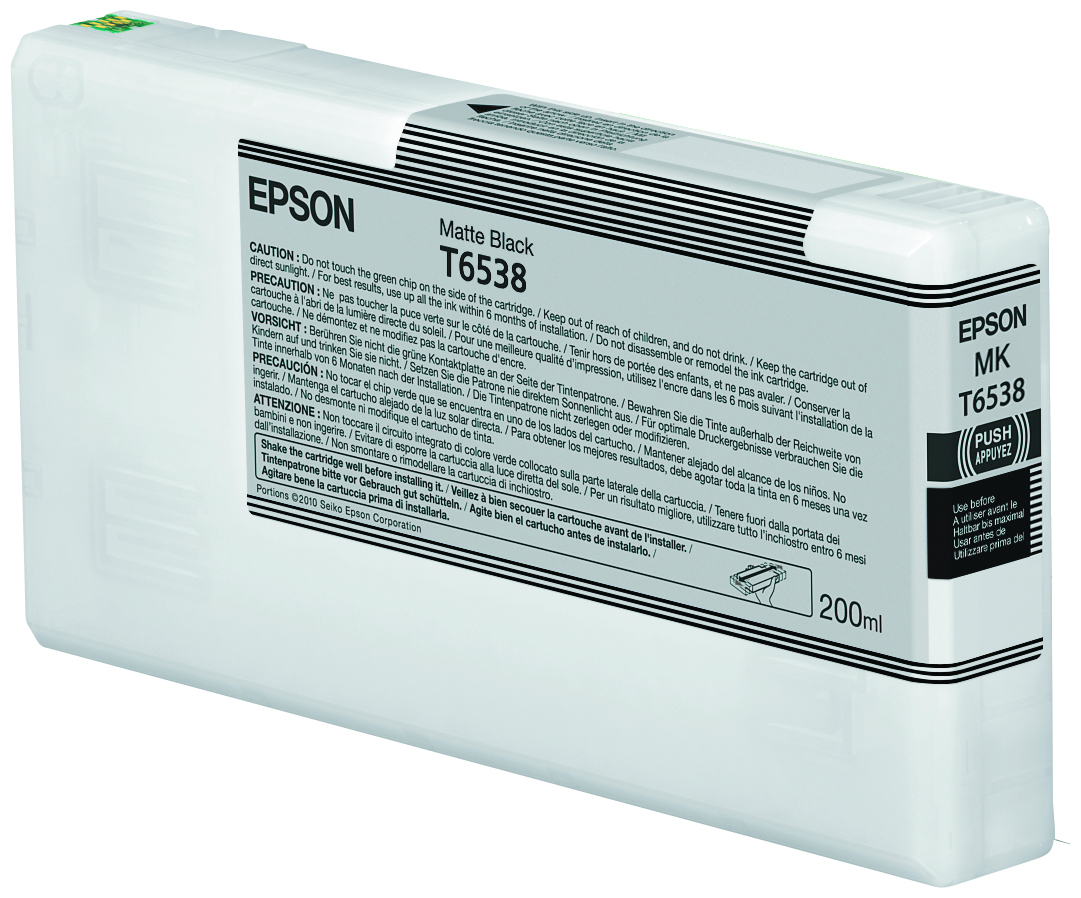 Epson T6538 Bläck 4900 Matt svart 200 ml