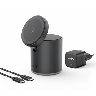 PowerWave Mag-Go 2-in-1 Dock Svart - EU Plug