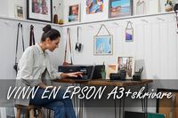 Vinn en Epson EcoTank ET-8550 A3+ fotoskrivare!