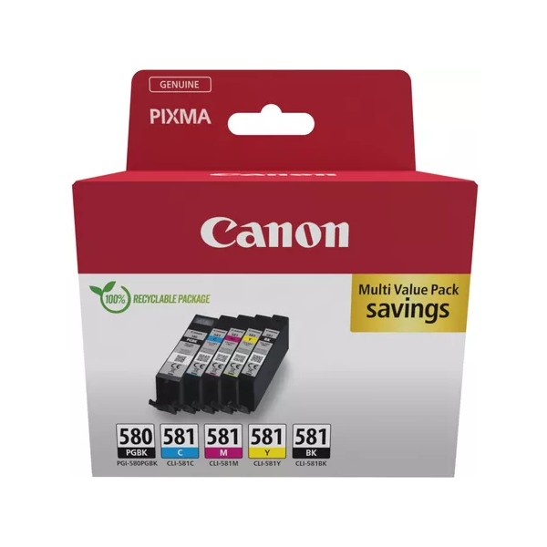 Canon PGI-580/CLI-581 PGBK/C/M/Y/BK Multipack