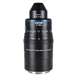 Aksen 17,5mm f/1,7 5-10x Ultra Macro APO för Canon RF (fullformat)