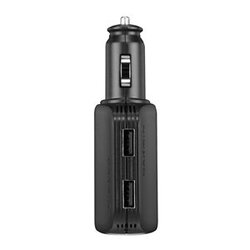 12V Multiadapter, 2st höghastighets USB + 12V   