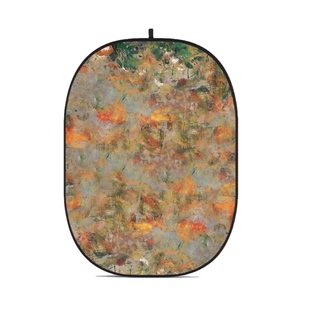 CBA-PF0004, hopfällbar bakgrund, 2 x 1,5m, Floral Painting - Multi beige