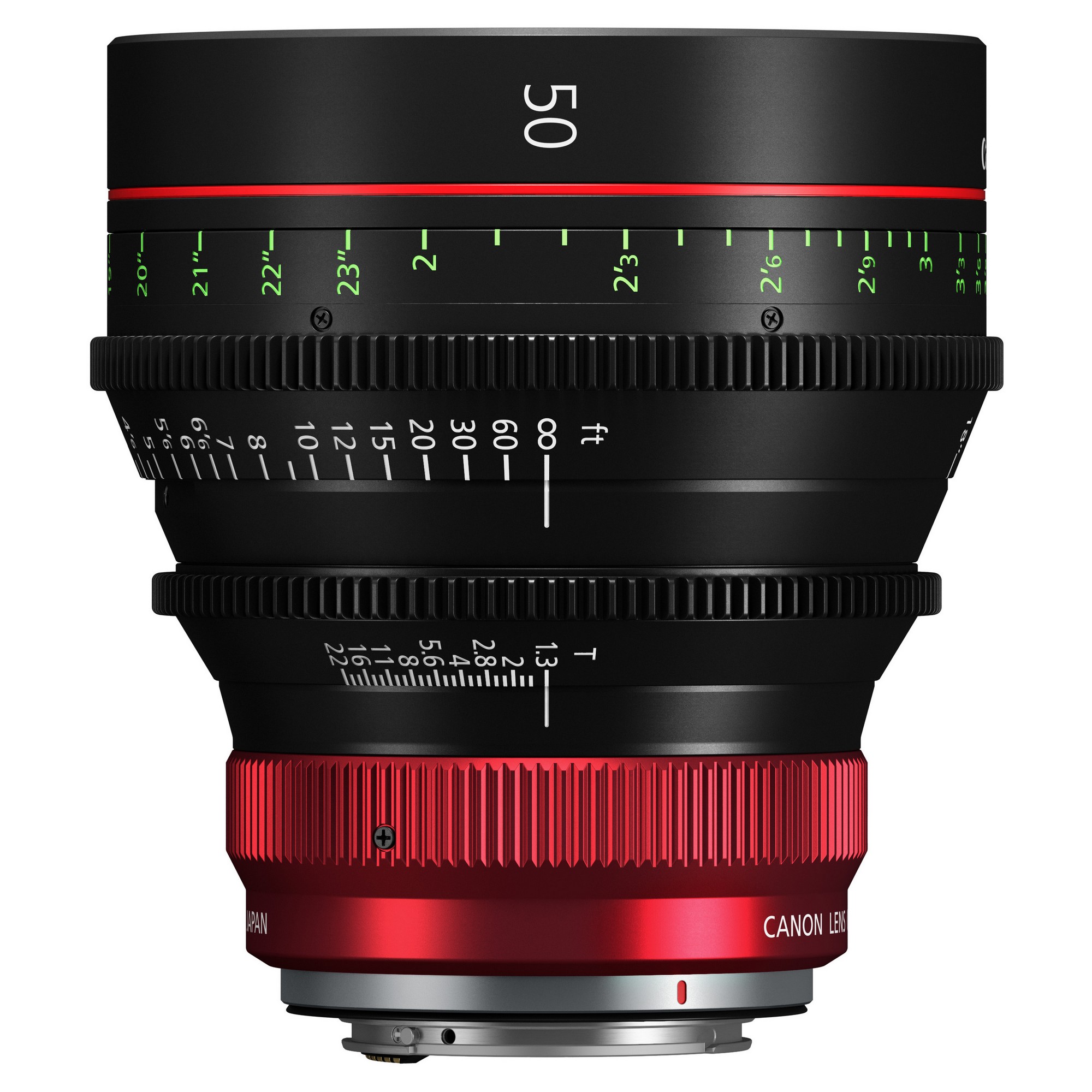 Canon Cine CN-R 50mm T1,3 L F, för Canon RF-fattning (fullformat)