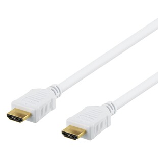 HDMI-kabel, A-A-kontakt, 10 m, vit