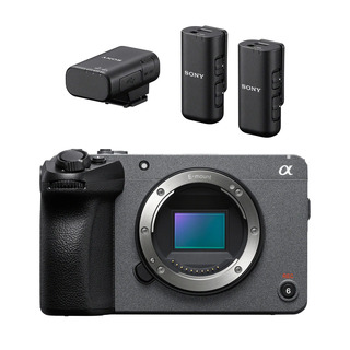 FX30 Cinema Line kamerahus, 4K, APS-C sensor, E-fattning + ECM-W3, trådlöst mikrofonset