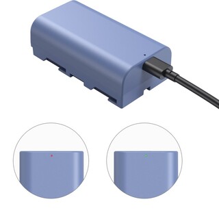 4331 batteri med USB-C kontakt - motsvarande Sony NP-F550