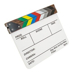 KCB-3024 filmklappa med färgad klapp - 30x24 cm