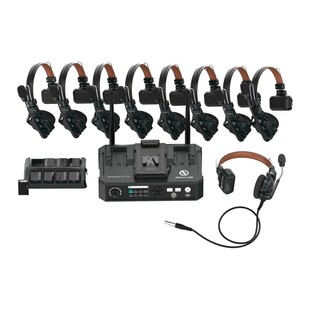 Solidcom C1 Pro + hub, full duplex trådlöst intercom-system med 8 ENC headsets