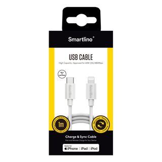 USB-C till Lightning Vit - 1m