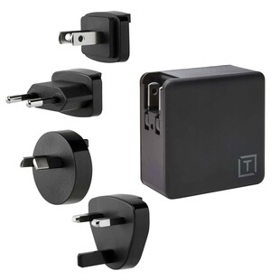 Onsite USB-C 65W, laddare med universal väggadapter