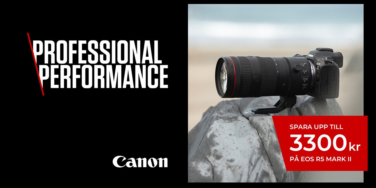 Spara 3300:- på Canon EOS R5 Mark II