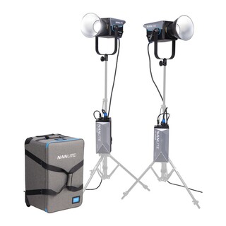 FC-500B, Bi-color, videobelysning - 2-kit med vagnväska