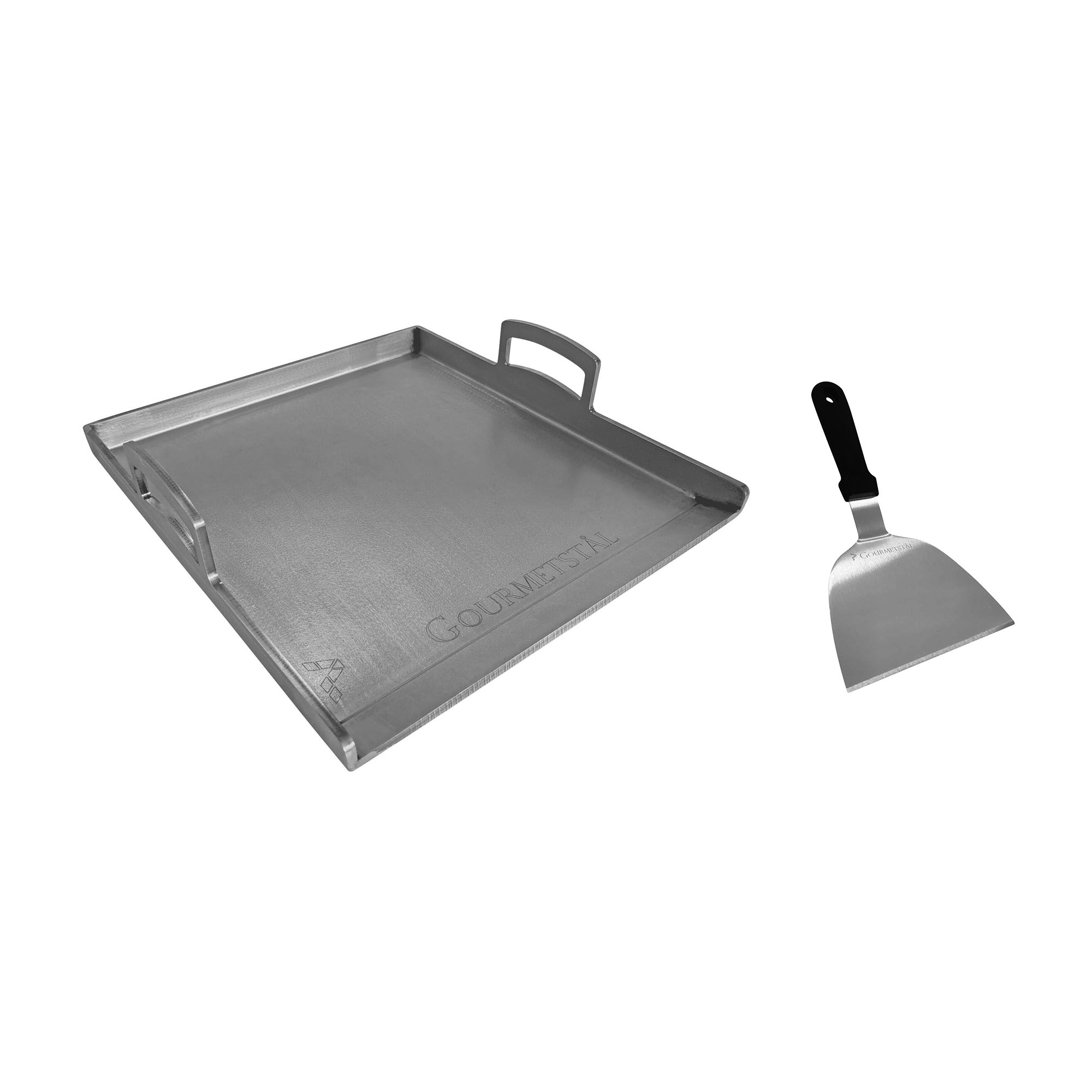 Gourmetstål paket Basic - stekbord + stekskrapa
