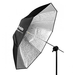 grunt paraply, silver, 105 cm (medium)