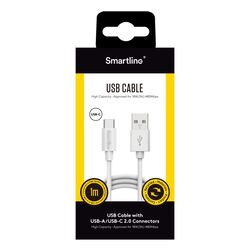USB-A till USB-C 2.0 Vit - 1m
