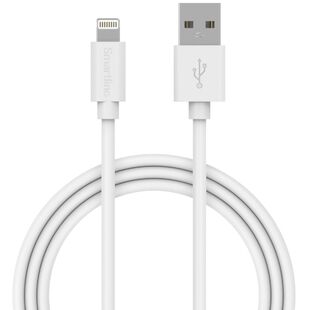 USB-A till Lightning Vit - 3m