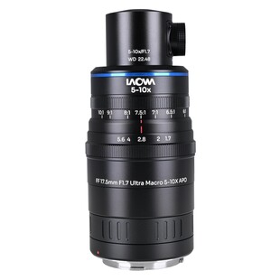 Aksen 17,5mm f/1,7 5-10x Ultra Macro APO (Coaxial Illumination Version) för Canon RF (fullformat)