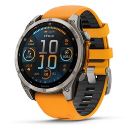 Fenix 8 - 47 mm, AMOLED - Graphite Spark Orange