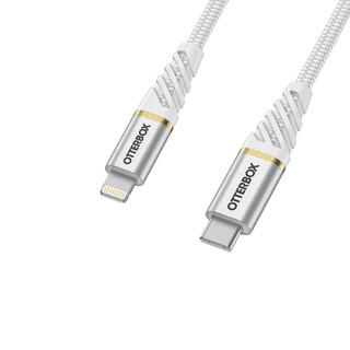 USB-C till lightning-kabel Premium, 1m USB-PD - Vit
