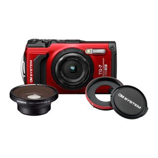 Tough TG-7 Fisheye FCON-T01 Kit, röd