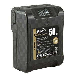 Extreme 50 V-Mount battery 3350mAh (50Wh) - LCD Display, USB-C PD 65W in/output, D-Tap in/output och USB-A output