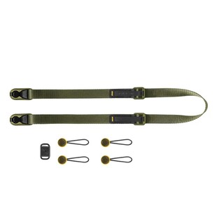 Leash kamerarem, grön (4 st fästankare ingår)