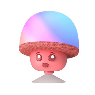 Mega Mush, bluetooth högtalare med lampa och sugkopp - Rosa