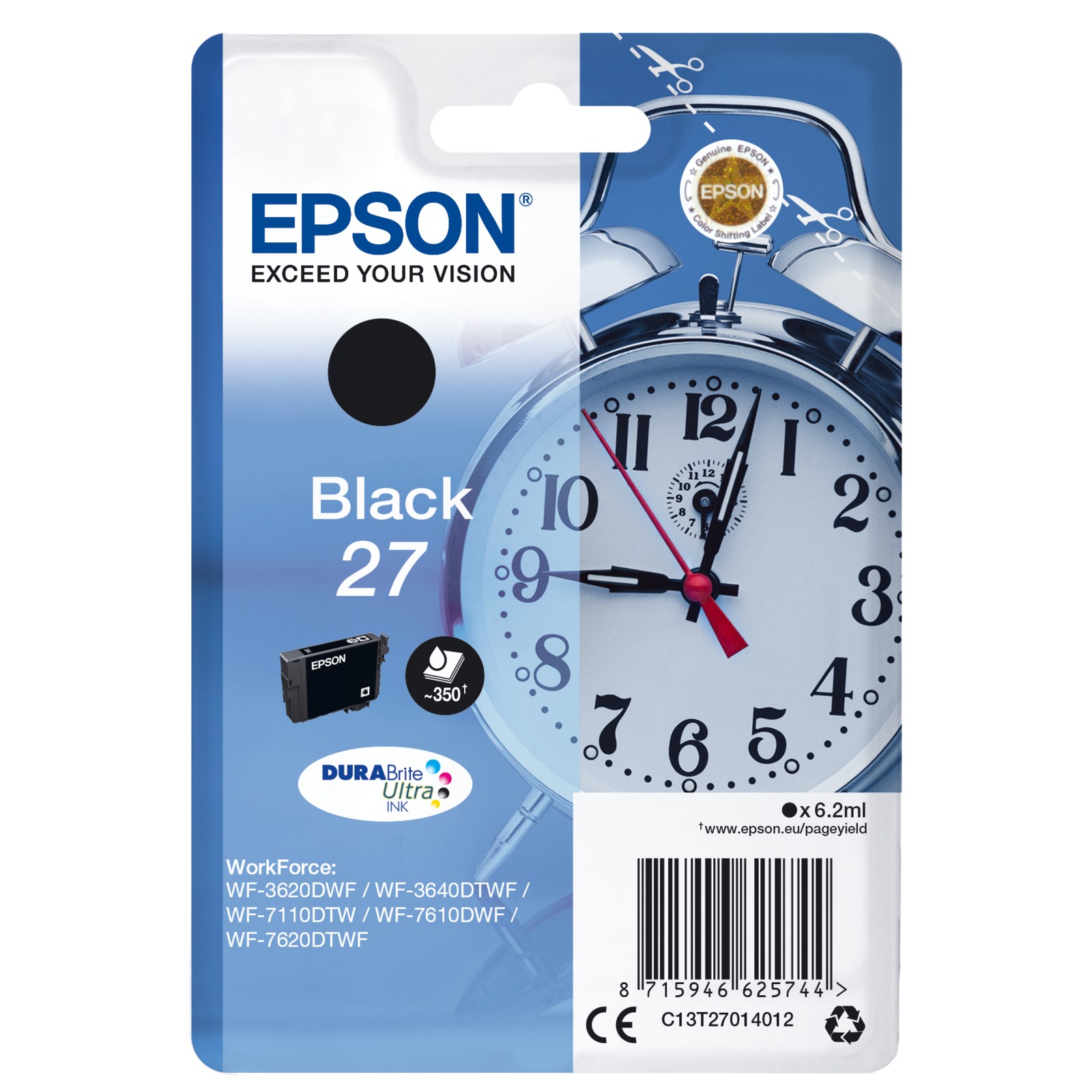 Epson DURABrite Ultra Ink 27 ink cartridge black T2701