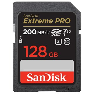 SDXC Extreme Pro UHS-I V30 128GB Class 10 200MB/s