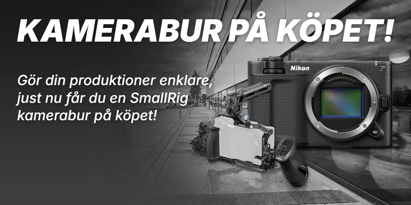 Just nu - SmallRig kamerabur på köpet, värde 2109:-