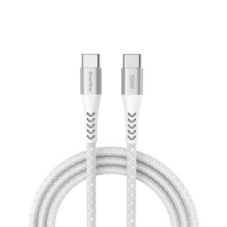 USB-C till USB-C Kabel 100W vit - 2m