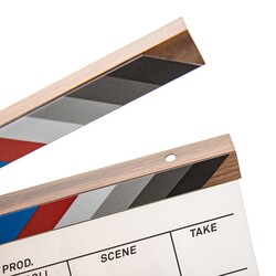 KCB-1514 filmklappa med färgad klapp - 15x14 cm