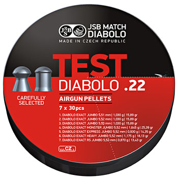 JSB Exact, Test 5,51, 5,52, 5,53mm