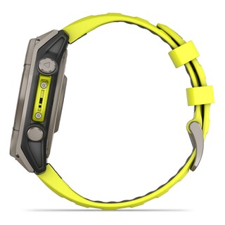 Fenix 8 - 47 mm, Solar Sapphire - Ti Graphite Amp Yellow