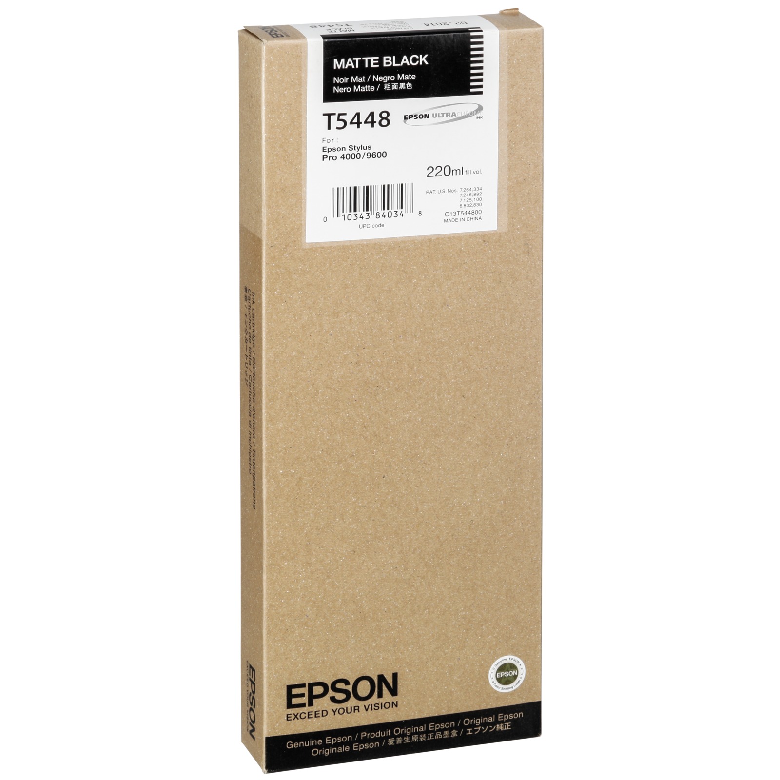 Epson Matte black T544 220 ml T5448