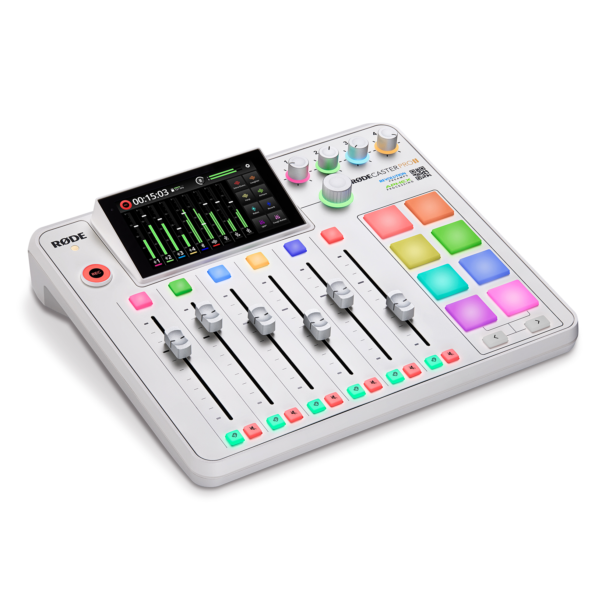 RodeCaster Pro II, podcast-studio - Vit