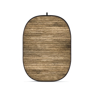 CBA-WW0004 Wodden Wall, hopfällbar bakgrund, 2 x 1,5m - beige