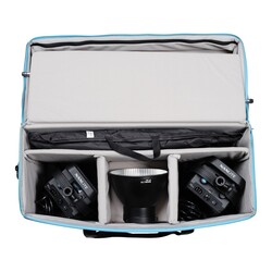 FS-300B Bi-color 2-pack, videobelysning + belysningsstativ LS-1 + väska