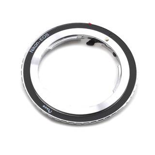 Adapter, Nikon F objektiv till Canon EF-fattning, med fokuskonfirmering