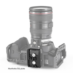 2266 baseplate för BMPCC 4K/6K (Manfrotto 501PL compatible)