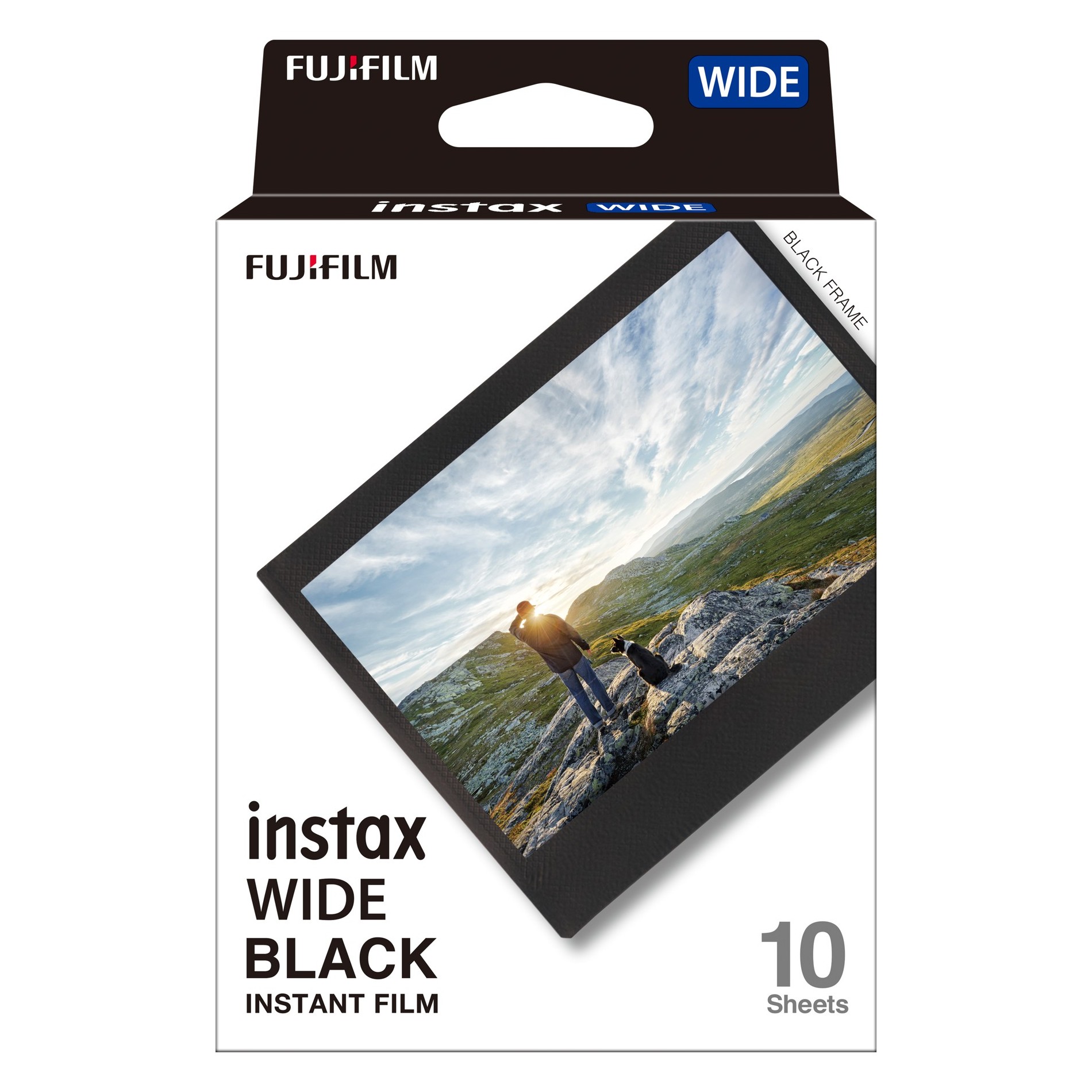 Instax Wide Film Black Frame - 10-pack