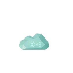 Mini Cloudy, väckarklocka - Ljusblå