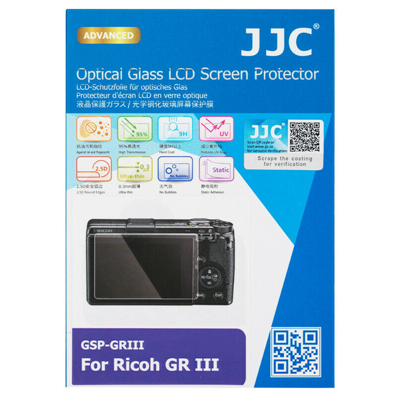 LCD-skydd i härdat glass för Ricoh GRIII