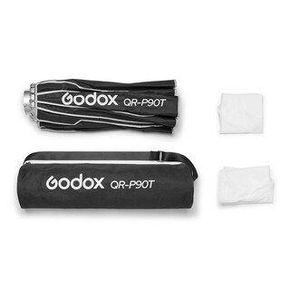 QR-P90T, quick release parabolisk softbox - Bowens-fattning 