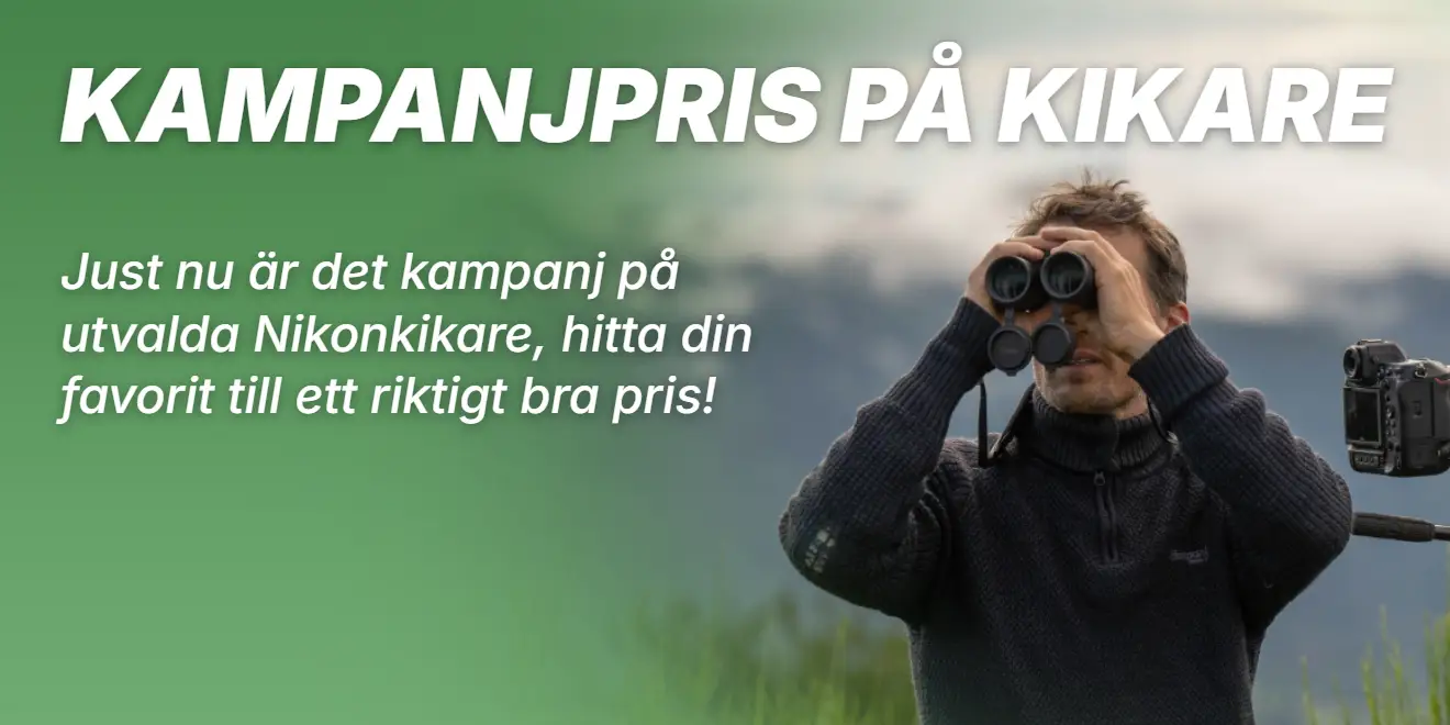 Kampanjpriser på utvalda Nikon-kikare
