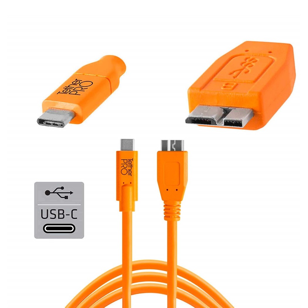 TetherPro USB-C till 3.0 Micro-B  kabel
